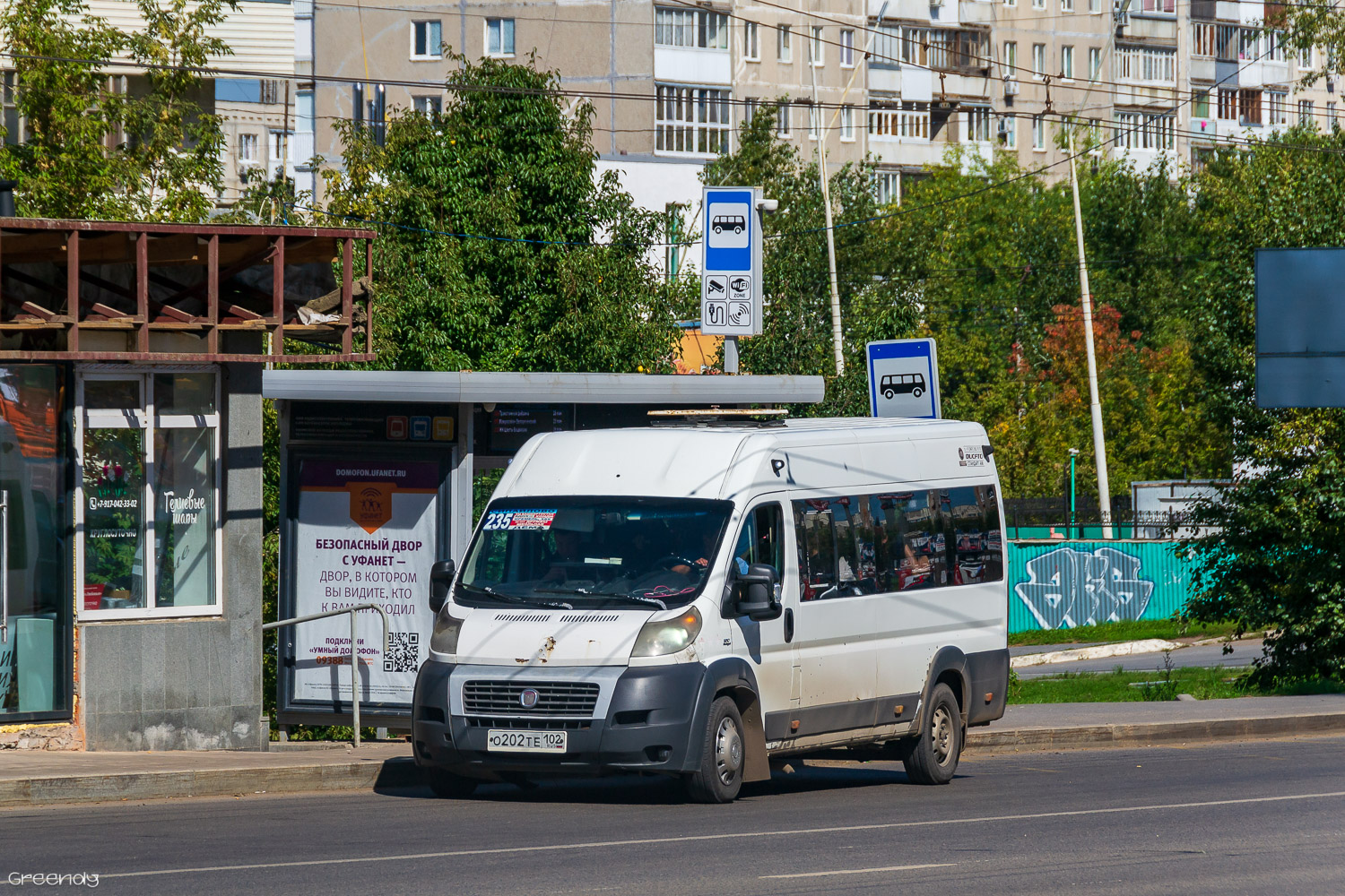 Башкортостан, Нижегородец-FST613 (FIAT Ducato) № О 202 ТЕ 102