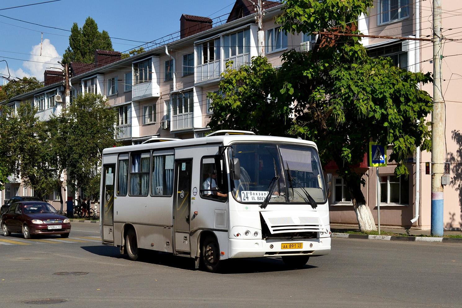 Краснодарский край, ПАЗ-320302-12 № АА 891 23