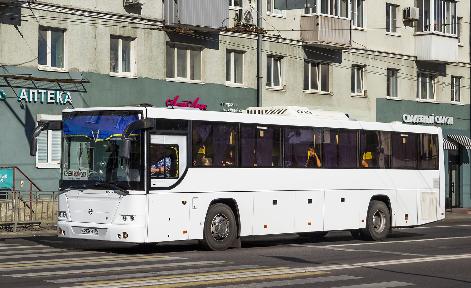 Воронежская область, ЛиАЗ-5250 № К 493 КМ 136