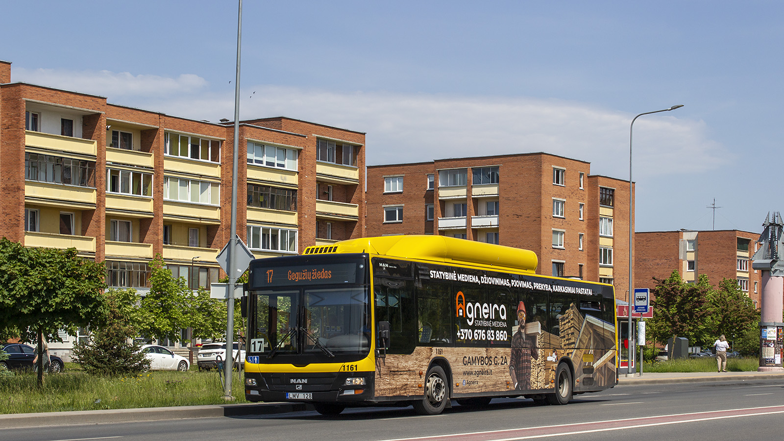 Литва, MAN A21 Lion's City NL243 CNG № 1161