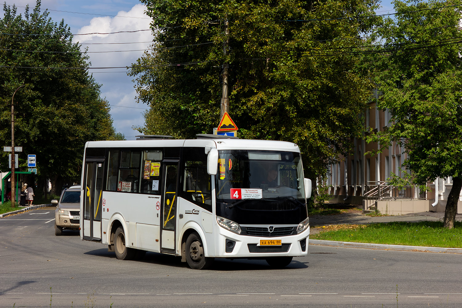 Свердловская область, ПАЗ-320435-04 "Vector Next" № КА 694 66