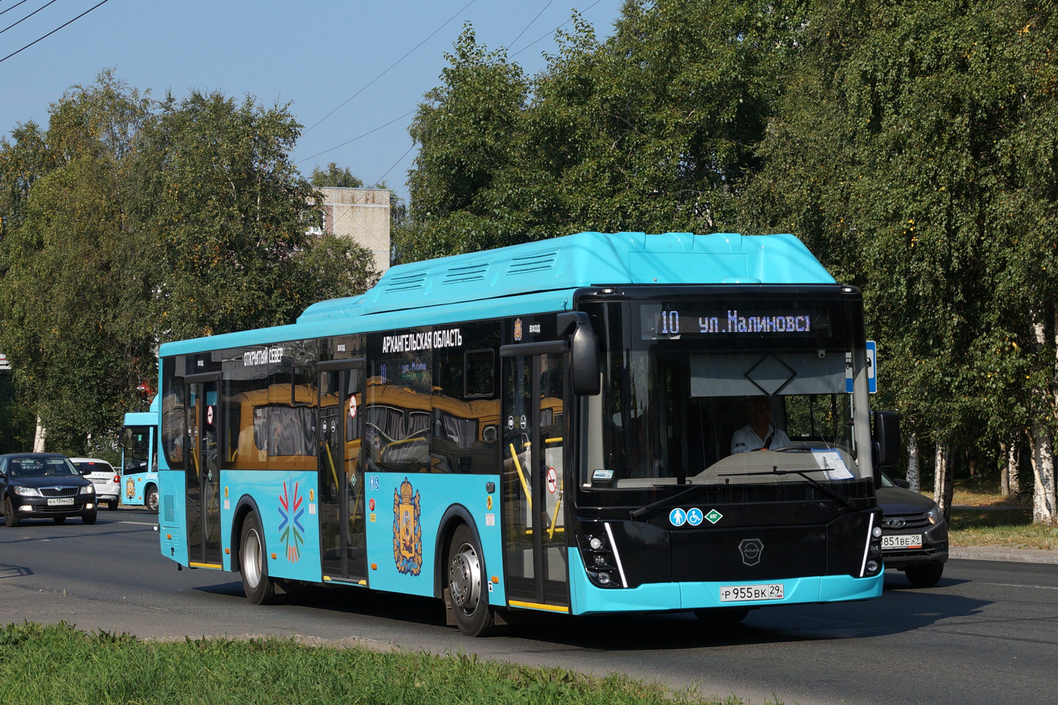 Архангельская область, ЛиАЗ-5292.67 (CNG) № Р 955 ВК 29 Архангельская область, ЛиАЗ-5292.67 (CNG) № Р 955 ВК 29