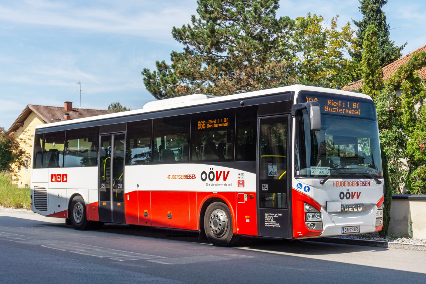 Австрия, IVECO Crossway HIGH VALUE 12M № GR 293 FS