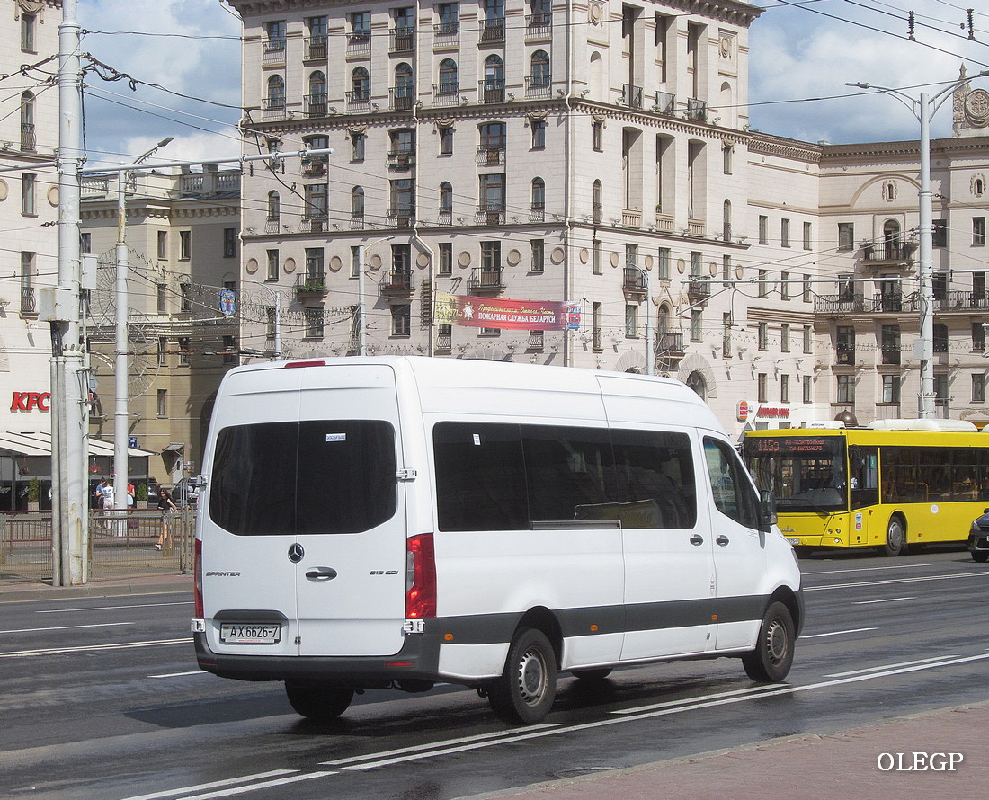 Минск, Mercedes-Benz Sprinter W907 316CDI № АХ 6626-7