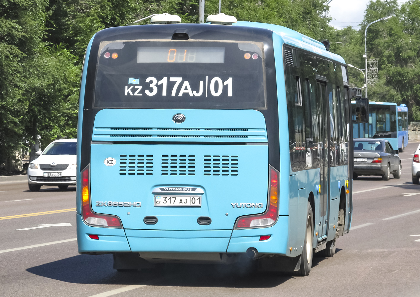 Карагандинская область, Yutong ZK6852HG (СарыаркаАвтоПром) № 317 AJ 01