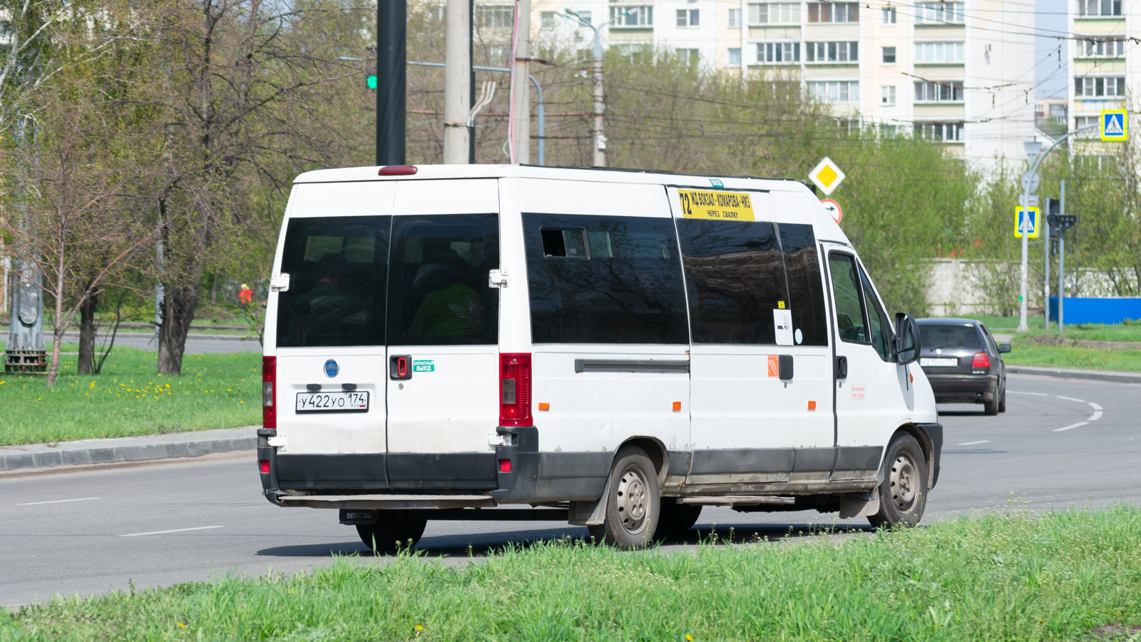 Челябинская область, FIAT Ducato 244 CSMMC-RLL, -RTL № У 422 УО 174