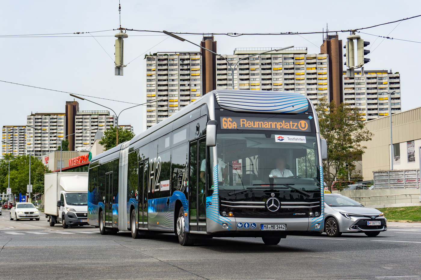 Австрия, Mercedes-Benz eCitaro G fuel cell № MA-MB 1442