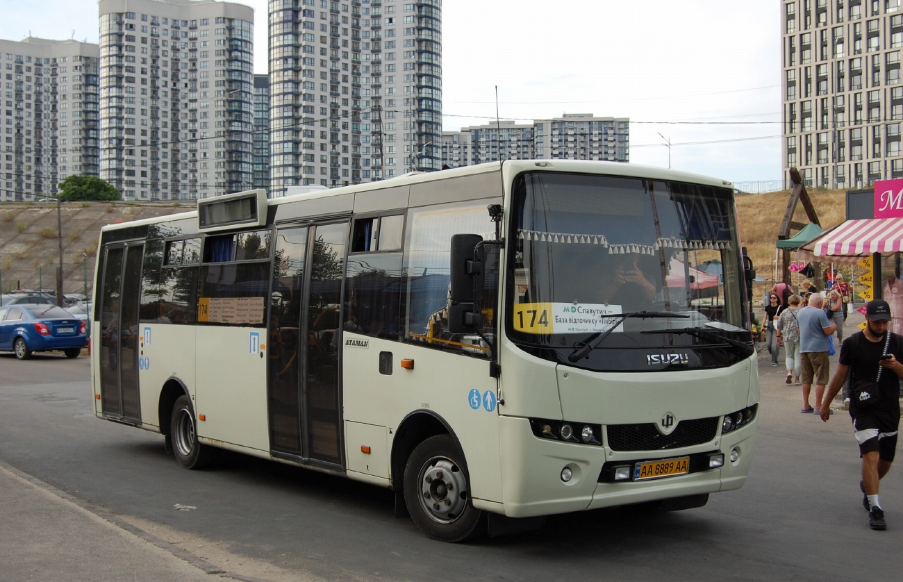 Киев, Ataman A092H6 № AA 8889 AA