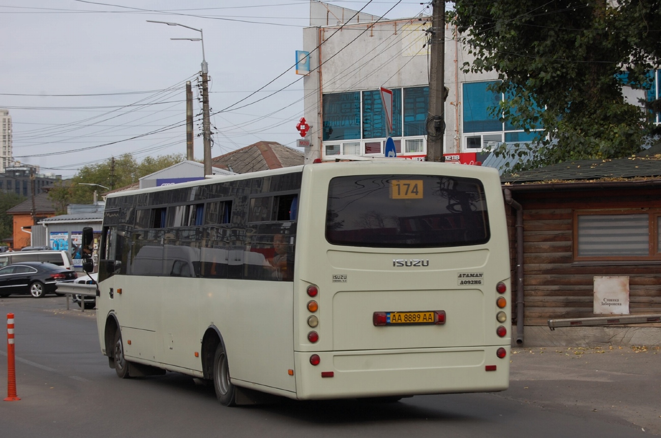 Киев, Ataman A092H6 № AA 8889 AA
