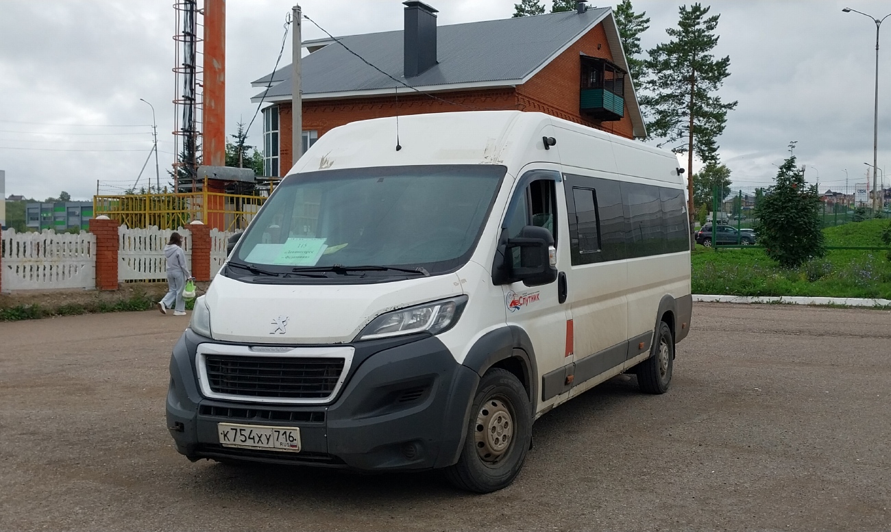 Татарстан, Автодом-21080* (Peugeot Boxer) № К 754 ХУ 716