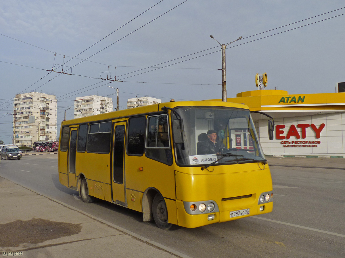 Севастополь, Богдан А09201 (ЛуАЗ) № В 792 ВО 92