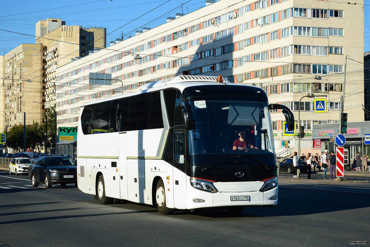 Санкт-Петербург, King Long XMQ6129Y № В 160 СО 198