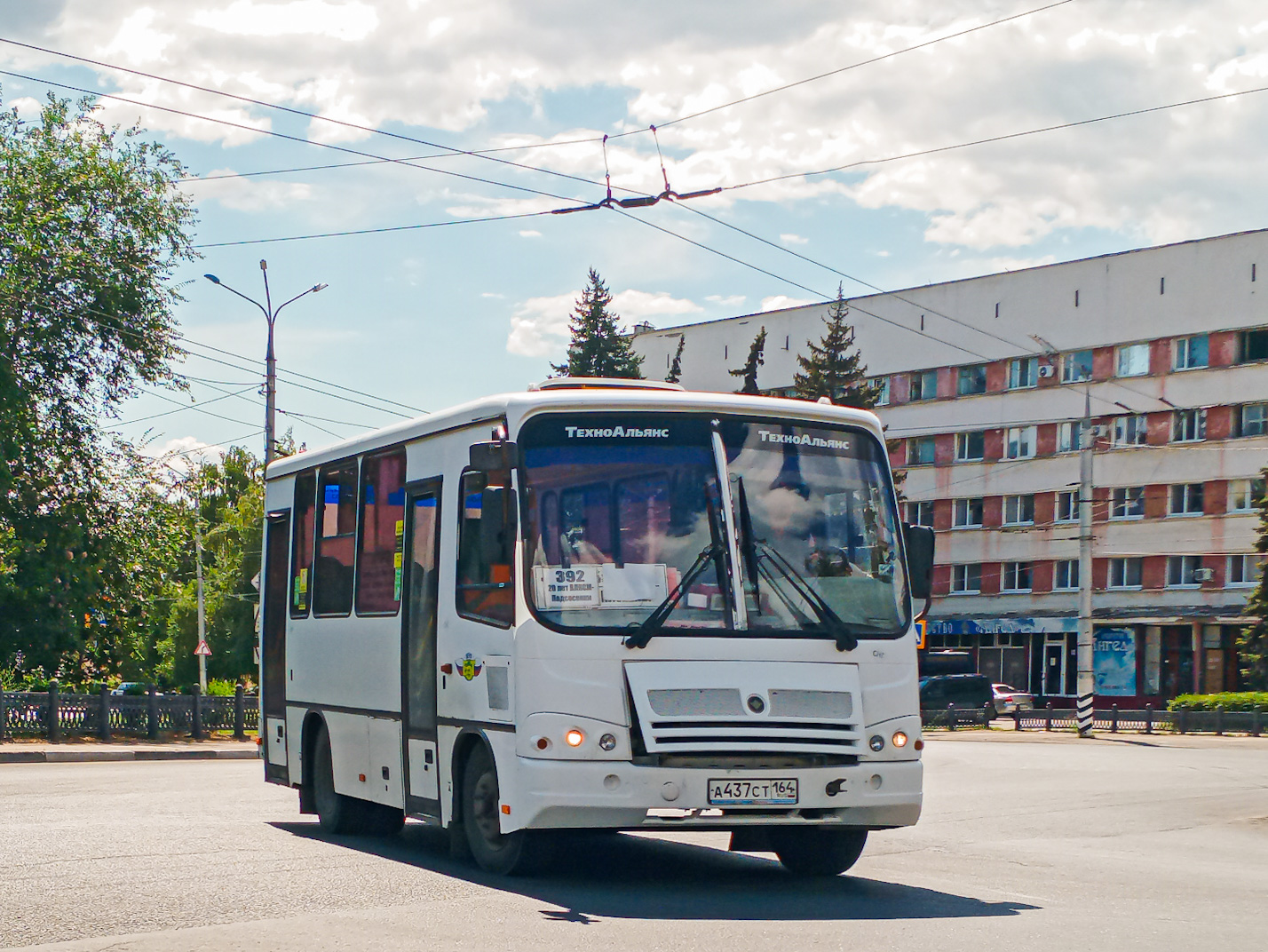 Саратовская область, ПАЗ-320302-08 № А 437 СТ 164