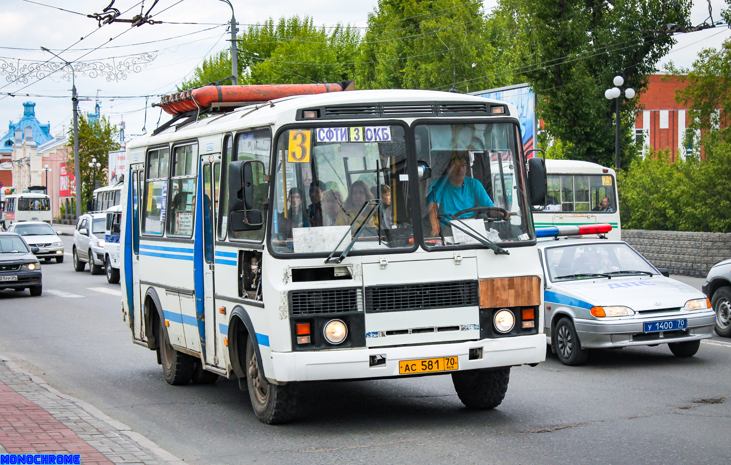 Томская область, ПАЗ-32054 № АС 581 70