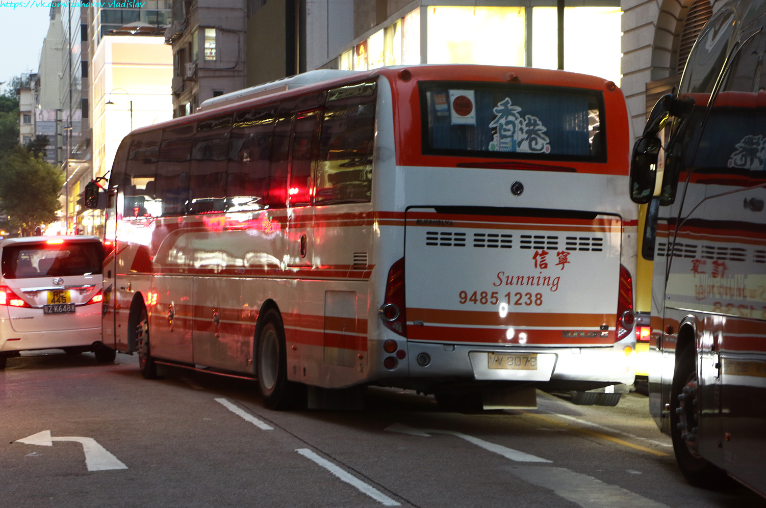 Гонконг, Sunlong SLK6112LYA № VV 8078