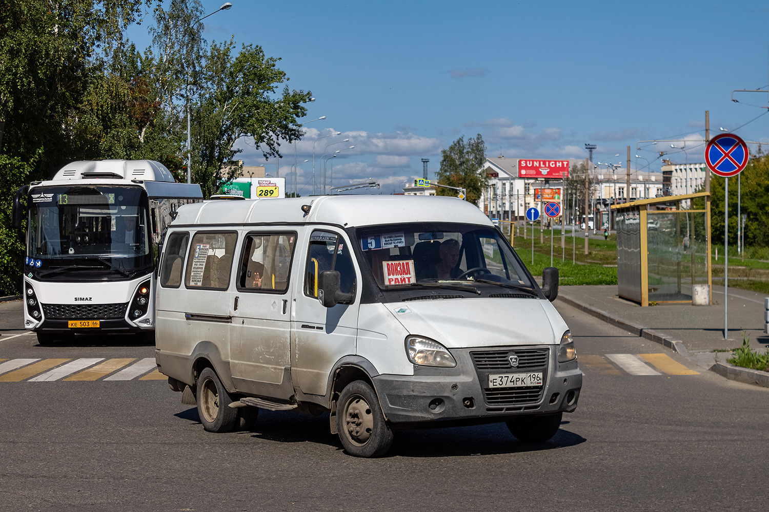 Свердловская область, ГАЗ-322132 (XTH, X96) № Е 374 РК 196