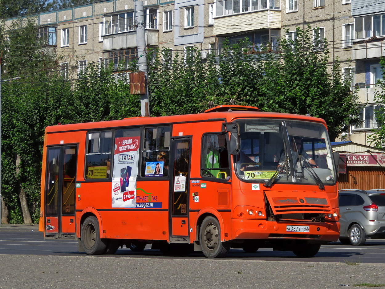 Кировская область, ПАЗ-320412-14 № А 337 ТТ 43