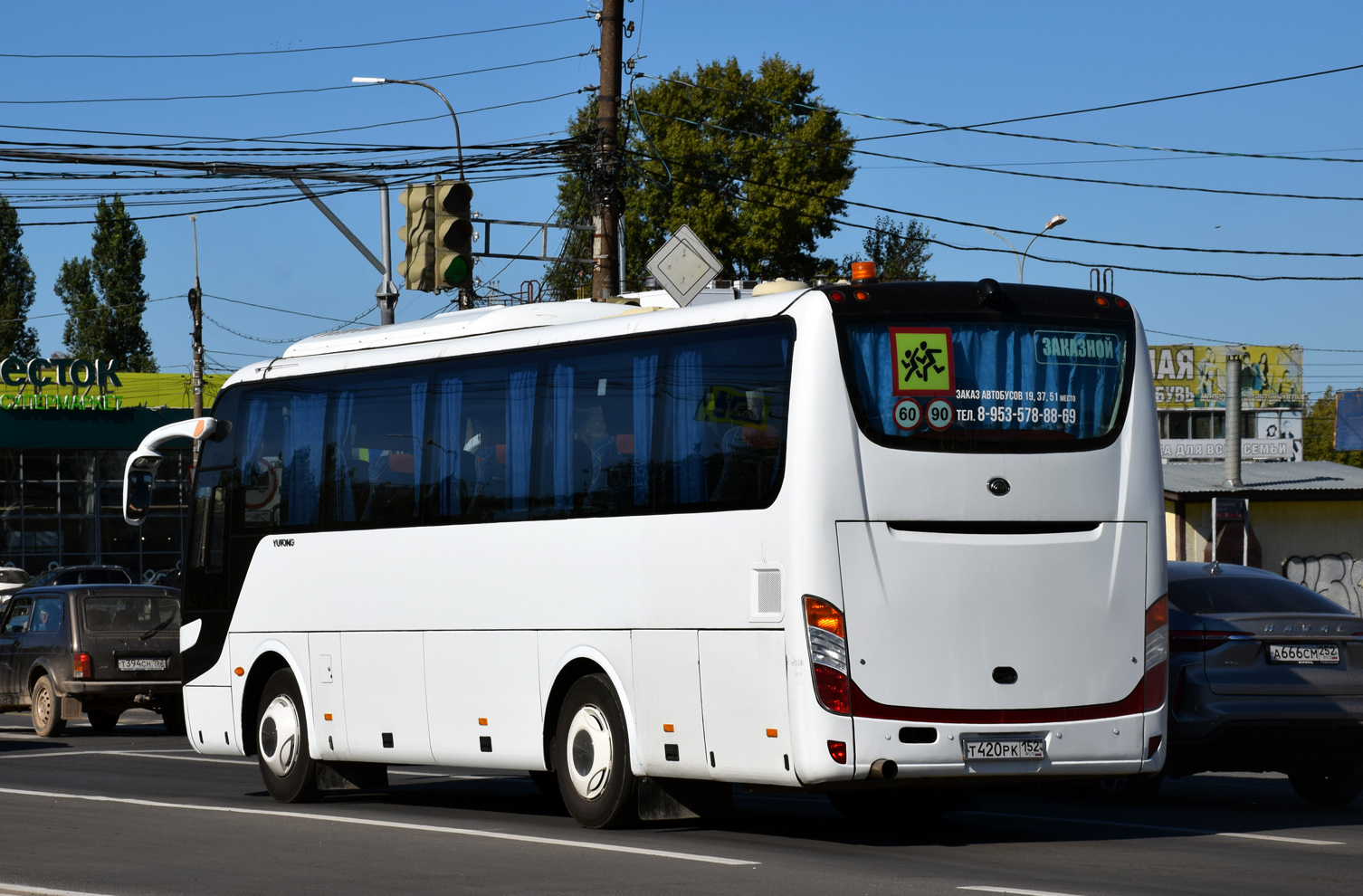 Нижегородская область, Yutong ZK6938HB9 № Т 420 РК 152