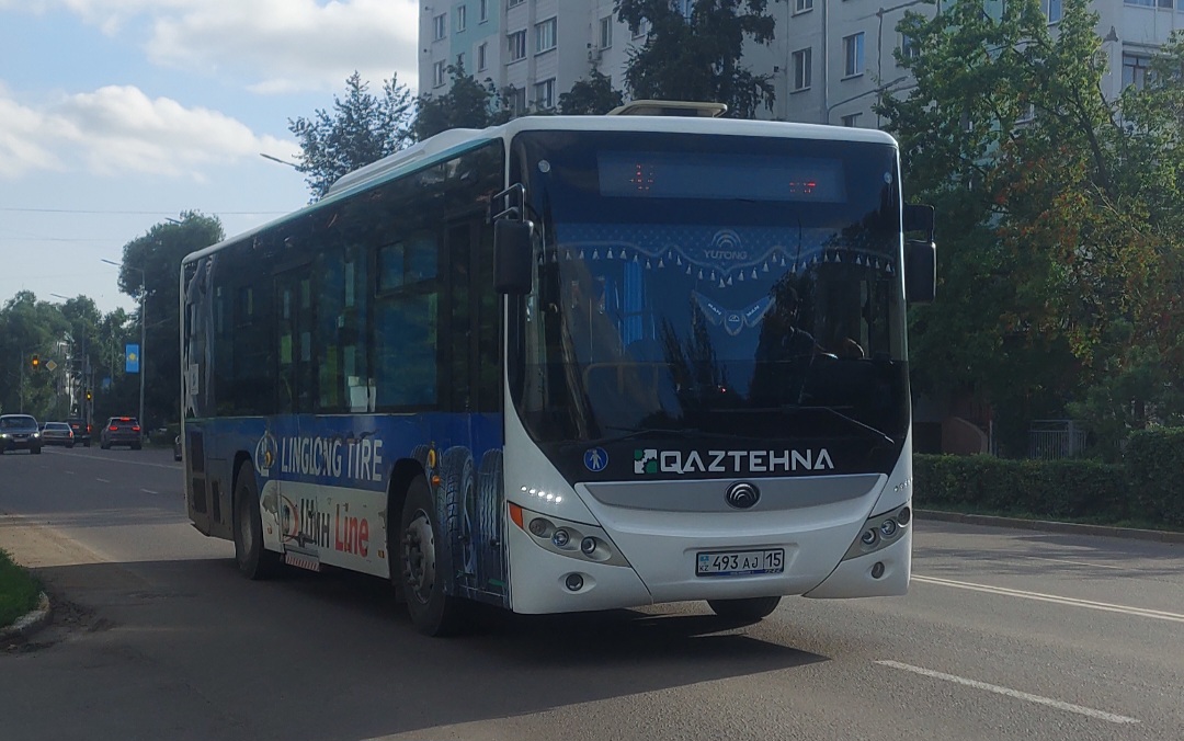 Северо-Казахстанская область, Yutong ZK6108HGH (QazTehna) № 493 AJ 15
