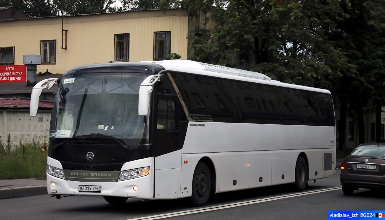 Ленинградская область, Golden Dragon XML6127JR Snow Leopard № В 601 ХН 147