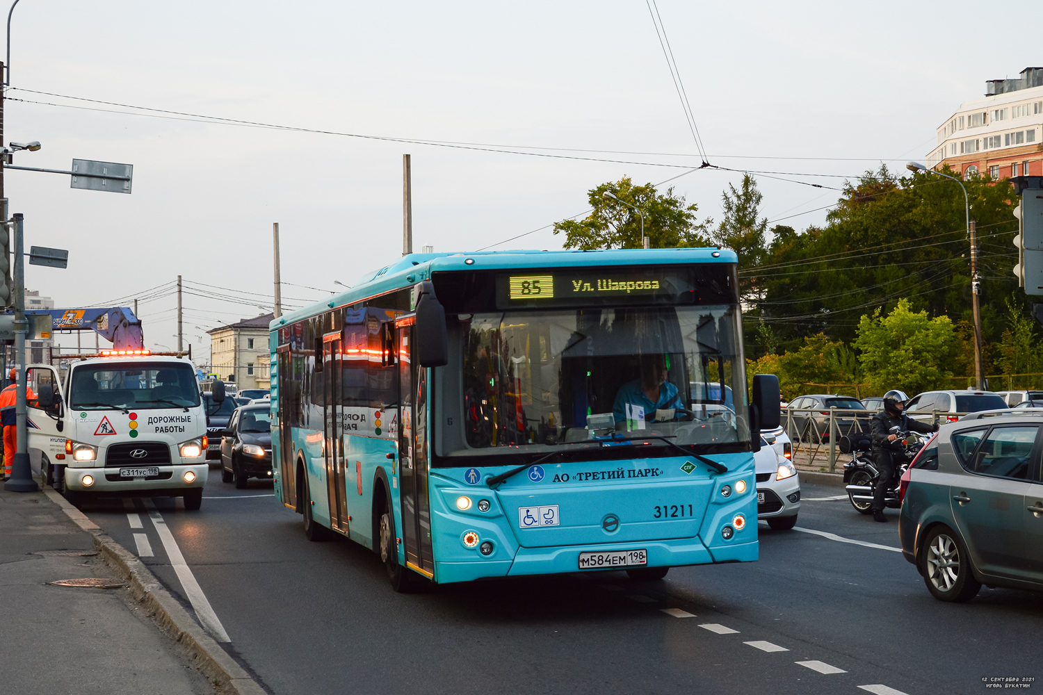 Sankt Petersburg, LiAZ-5292.67 (LNG) Nr. 31211