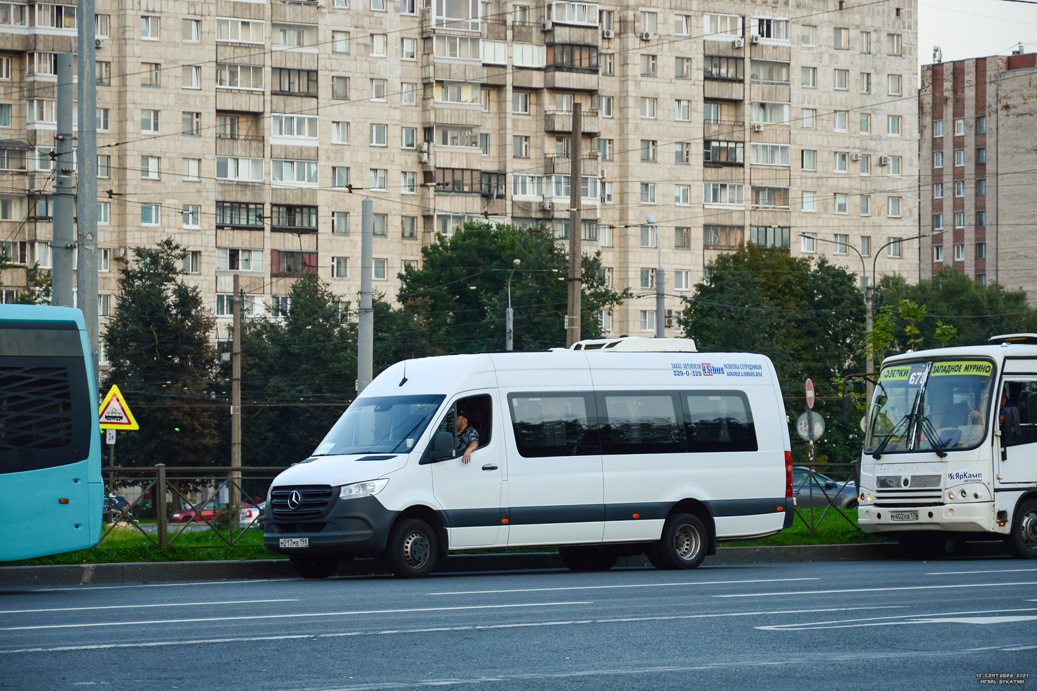 Санкт-Петербург, Луидор-223685 (MB Sprinter) № М 217 МВ 198