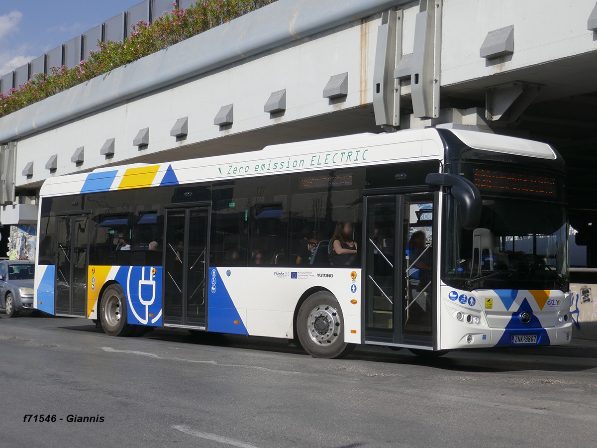 Греція, Yutong E12 (ZK6128BEVG) № 9867