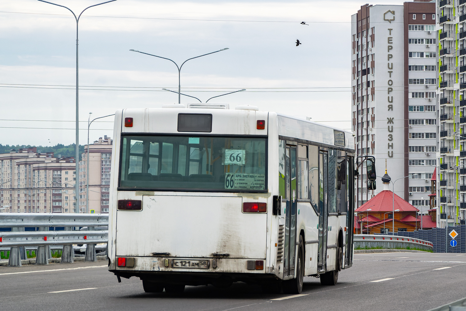 Пензенская область, Mercedes-Benz O405N2 (SAM) № С 121 АМ 58