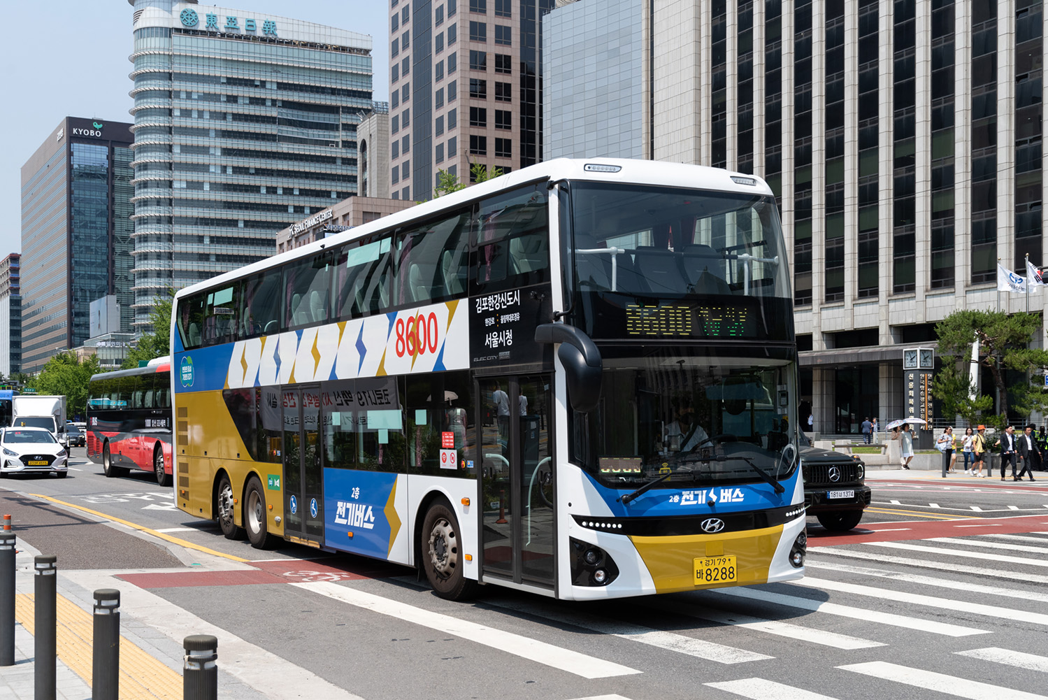 Южная Корея, Hyundai ELEC City Double Decker № 경기 79 바 8288