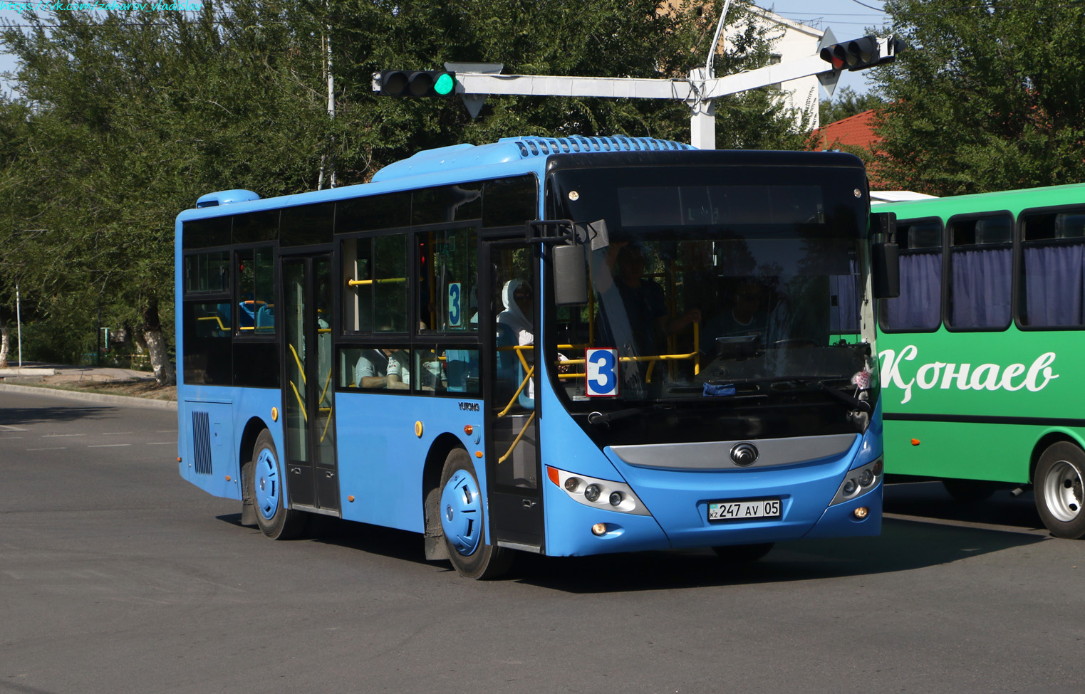 Алматинская область, Yutong ZK6850HG1 № 247 AV 05