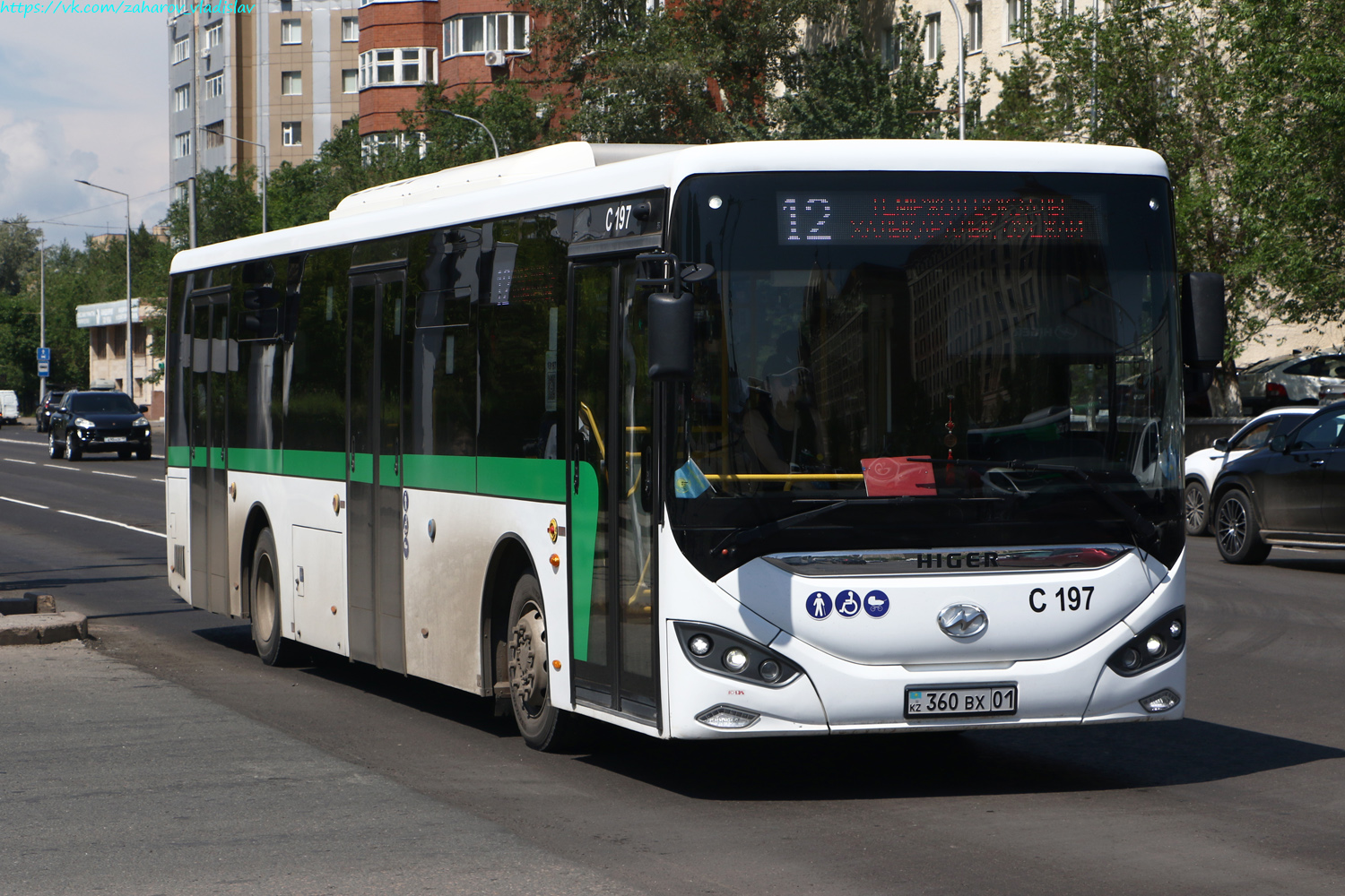 Астана, Higer KLQ6126G № C197