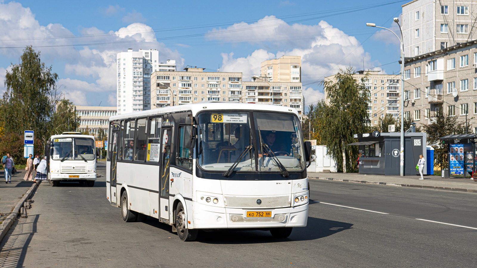 Sverdlovsk region, PAZ-320412-04 "Vector" № КО 752 66
