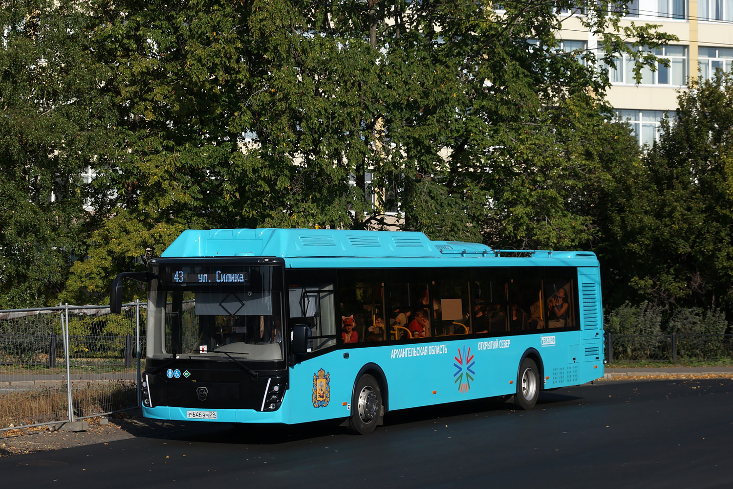 Архангельская область, ЛиАЗ-5292.67 (CNG) № Р 646 ВМ 29