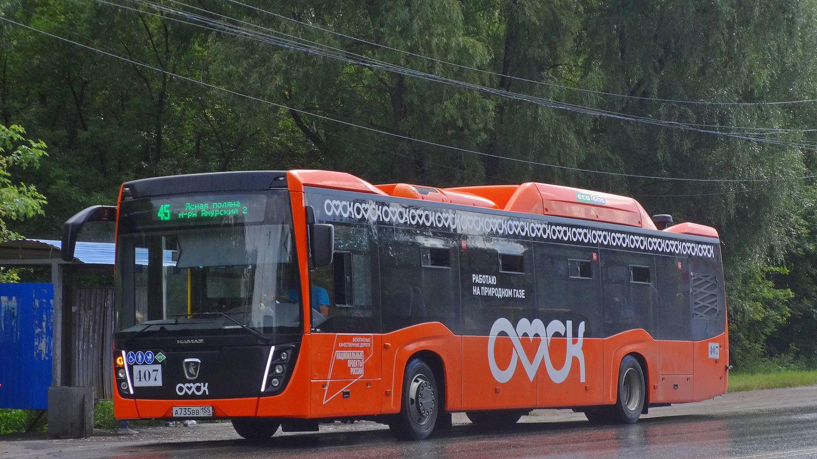 Омская область, НефАЗ-5299-40-57 (CNG) № 407