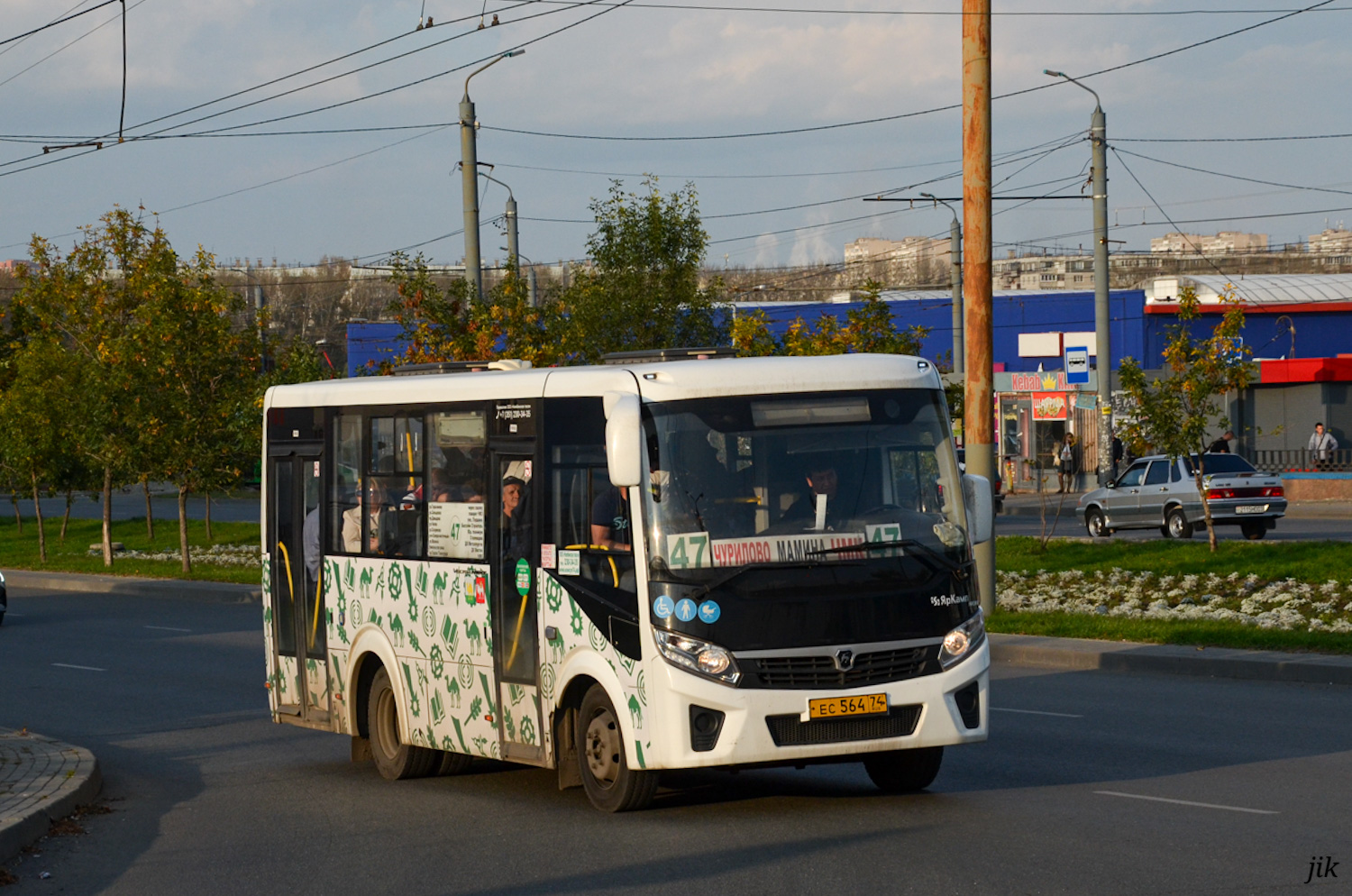 Челябинская область, ПАЗ-320435-04 "Vector Next" № ЕС 564 74