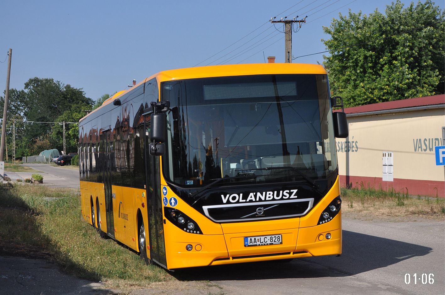 Венгрия, Volvo 8900BLE № AA LC-828 Венгрия, Volvo 8900BLE № AA LC-828