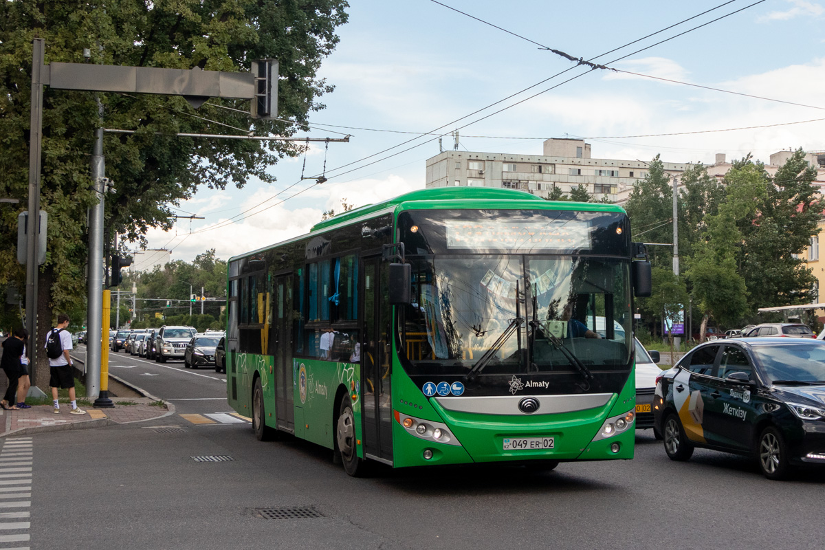 Алматы, Yutong ZK6118HGA (QazTehna) № 049 ER 02