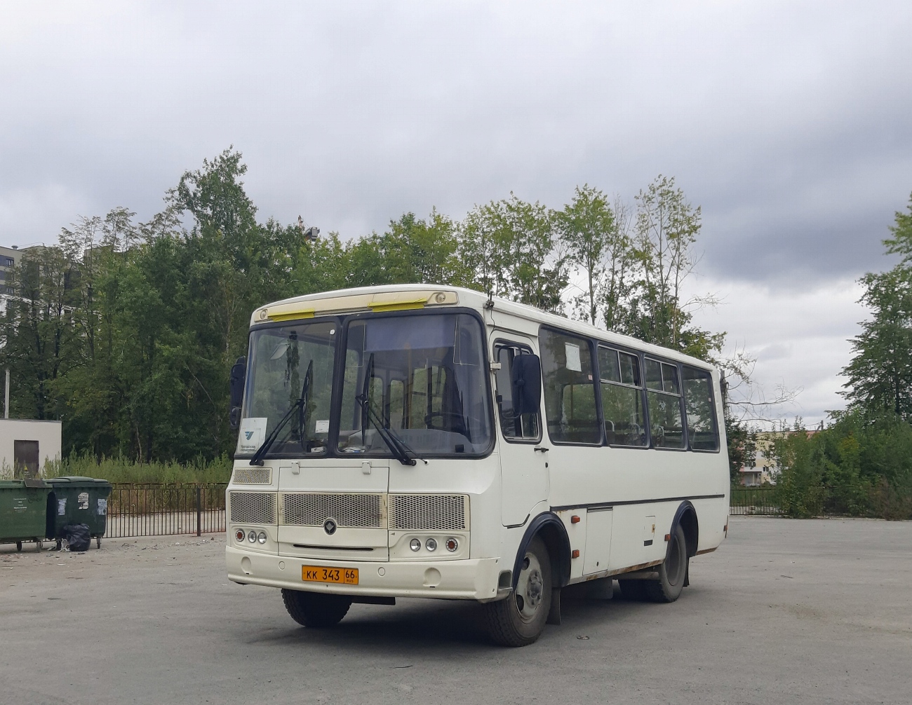 Свердловская область, ПАЗ-32053 № КК 343 66