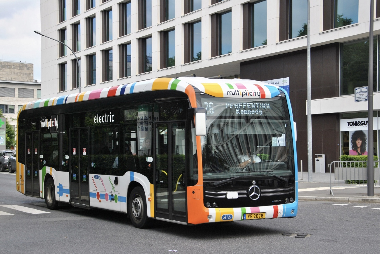 Люксембург, Mercedes-Benz eCitaro № 750