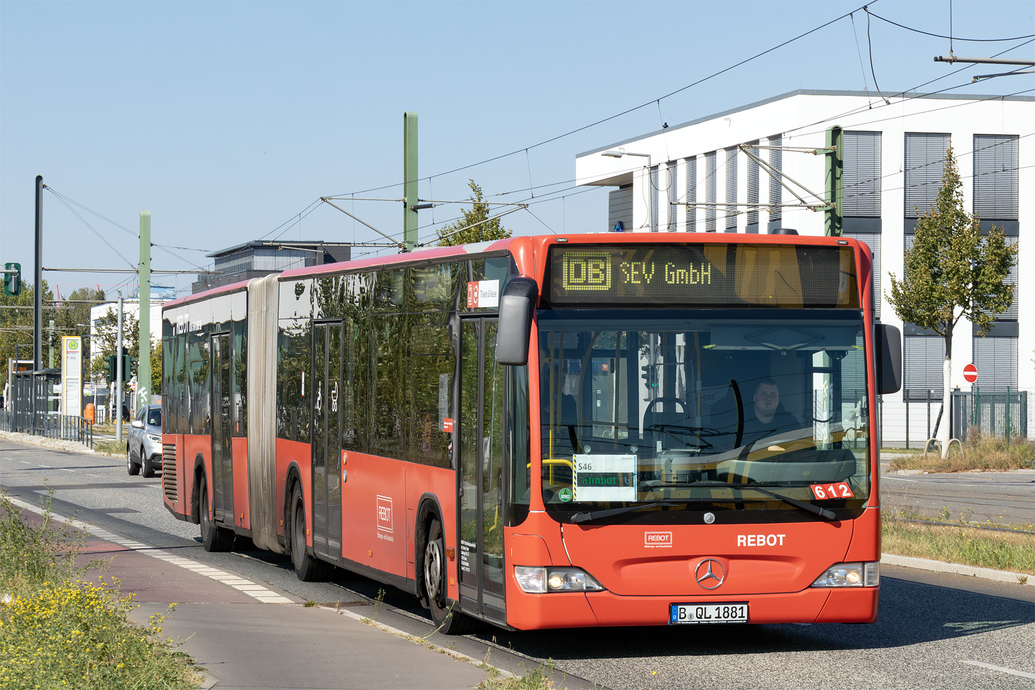 Берлин, Mercedes-Benz O530G Citaro facelift G № B-QL 1881; Берлин — SEV · S9 / S45 / S46 · Schöneweide <> Flughafen BER / Grünau · 16.09.2024 — 14.10.2024