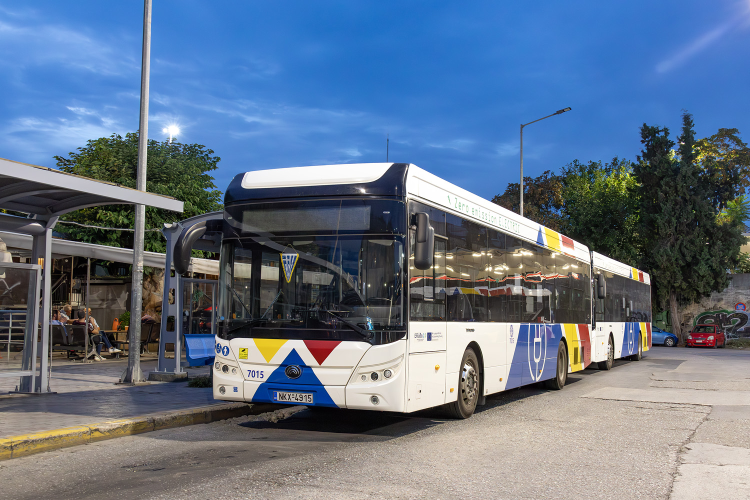 Греция, Yutong E12 (ZK6128BEVG) № 7015