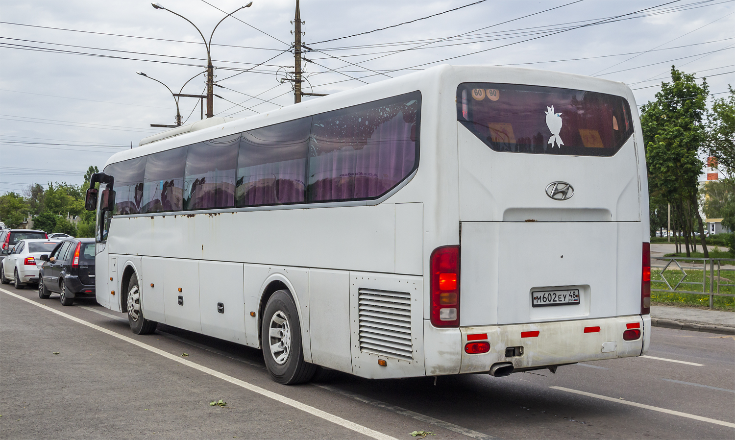 Липецкая область, Hyundai Universe Space Luxury № М 602 ЕУ 48