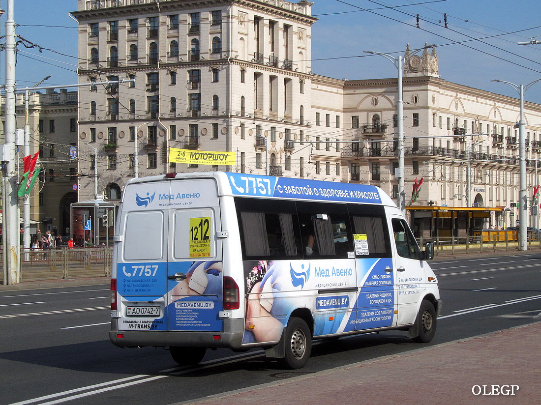 Минск, Актрия 3515N (MB Sprinter) № АО 0742-7
