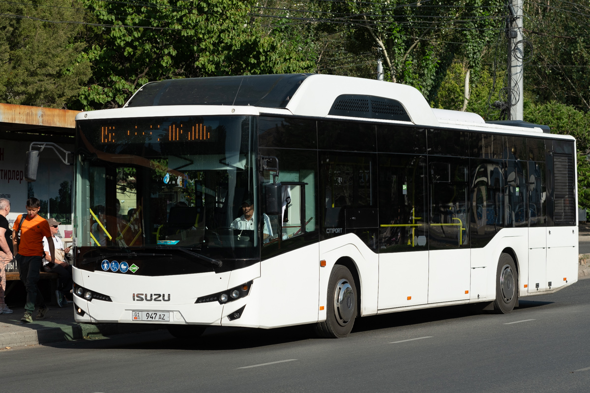 Кыргызстан, Anadolu Isuzu Citiport 12 CNG № 01 947 AZ