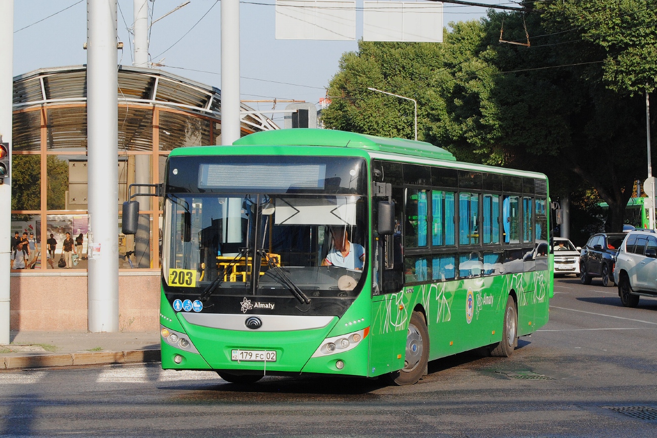 Алматы, Yutong ZK6118HGA (QazTehna) № 179 FC 02