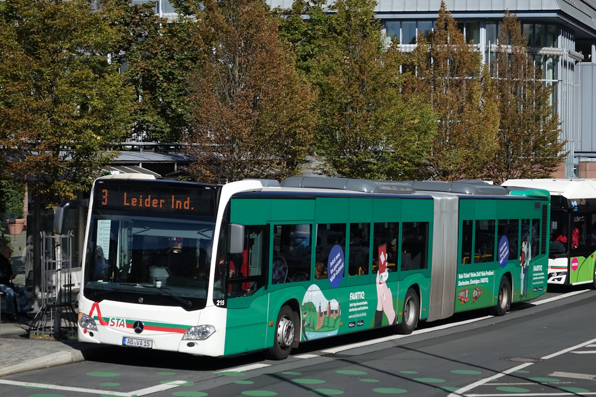 Бавария, Mercedes-Benz Citaro C2 G hybrid № 215