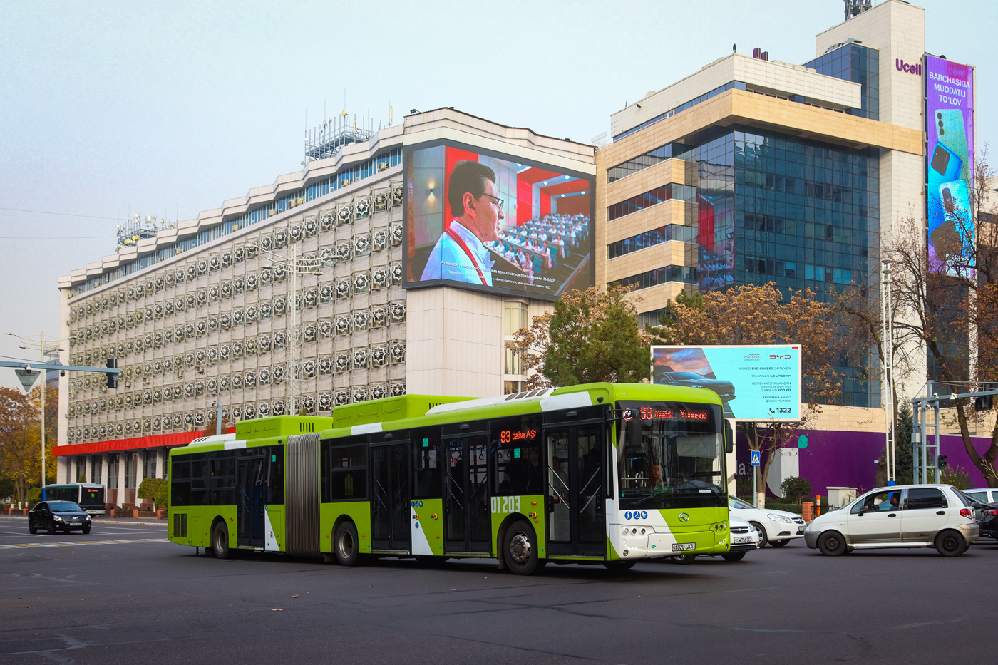 Узбекистан, King Long XMQ6180G № 01203 Узбекистан, King Long XMQ6180G № 01203