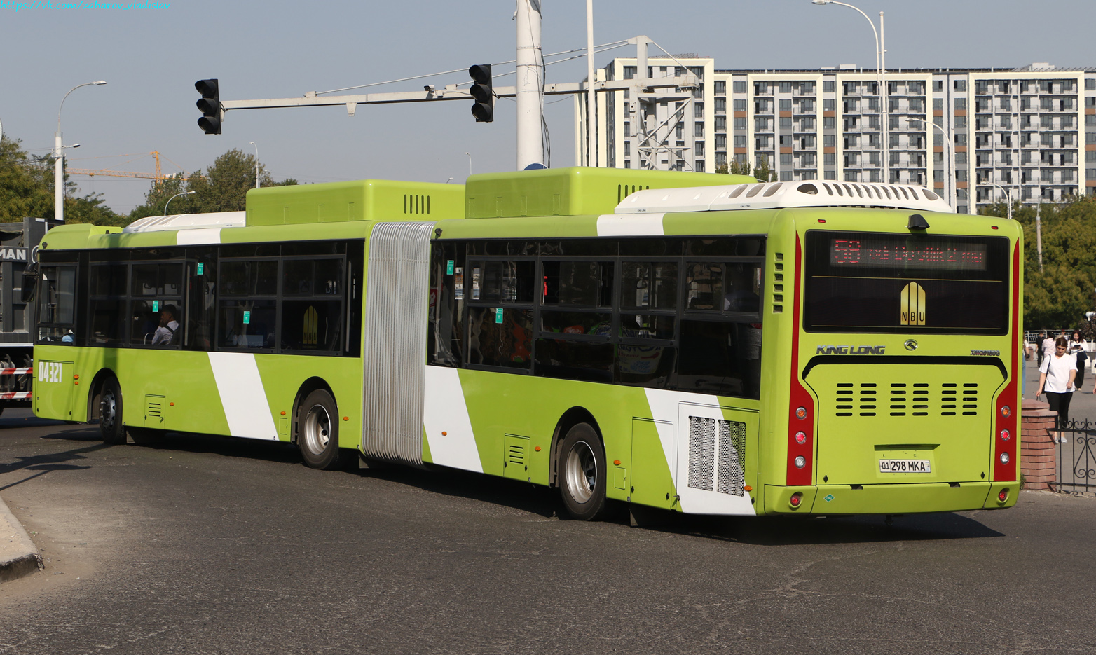 Узбекистан, King Long XMQ6180G № 04321