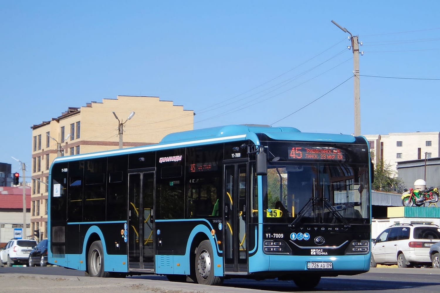 Karagandy province, Yutong ZK6116HG (QazTehna) sz.: Y1-7009