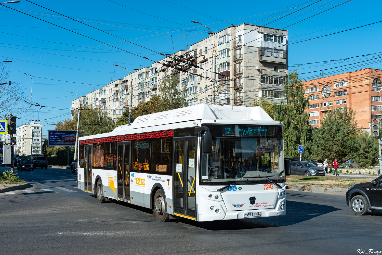 Рязанская область, ЛиАЗ-5292.67 (CNG) № 1242 Рязанская область, ЛиАЗ-5292.67 (CNG) № 1242